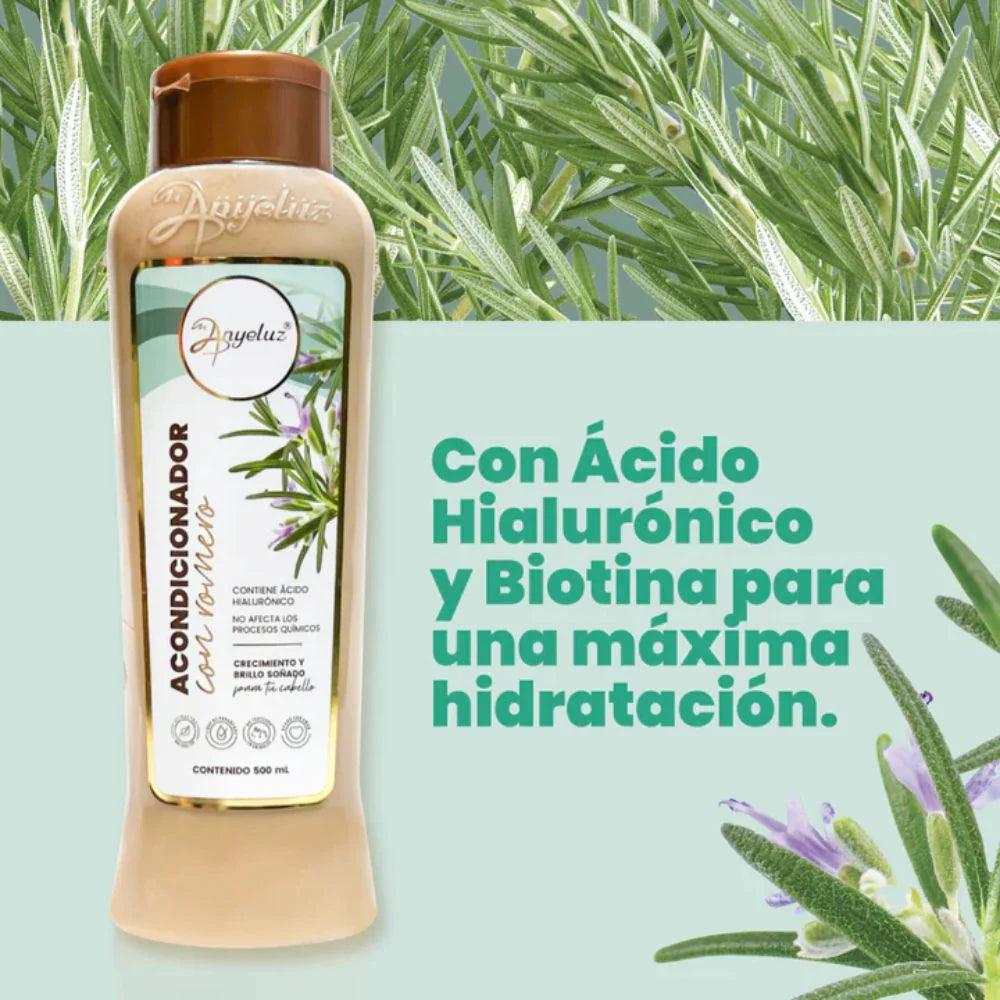 Anyeluz Acondicionador Romero Crecimiento y Brillo 500ml