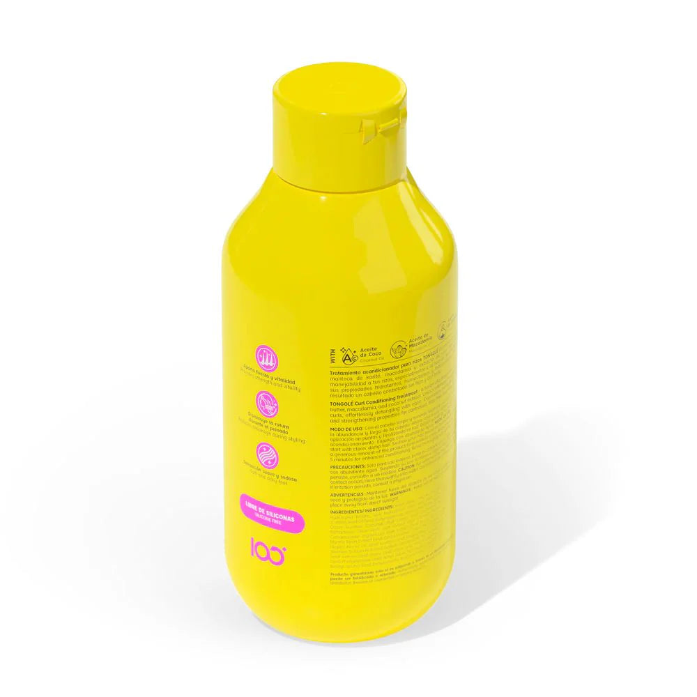 Poción Tongolé Tratamiento Para Rizos y Ondas 450ml Anti Frizz