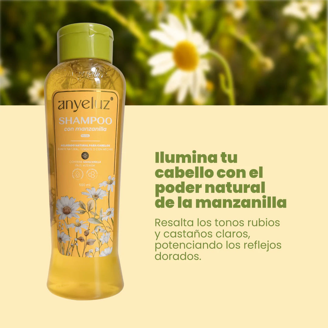 Anyeluz Shampoo with Chamomile 500ml Brightening Soft Hair