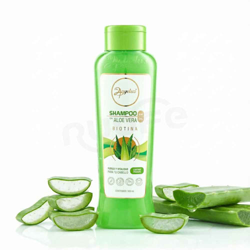 Anyeluz Biotin Aloe Shampoo 500ml Hair Regrowth Hydrating Formula