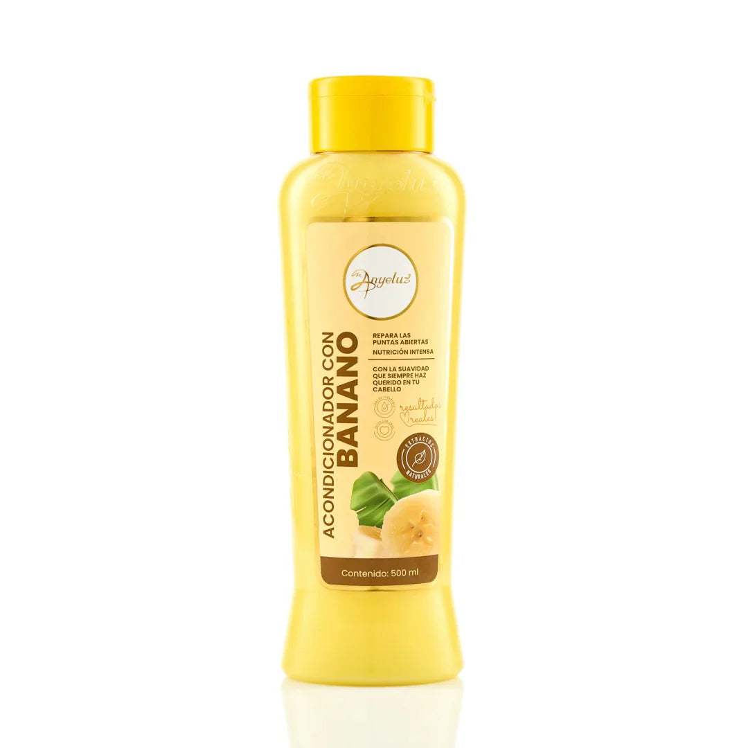 Anyeluz Banana Hair Conditioner 500ml Softness Shine Dry Hair