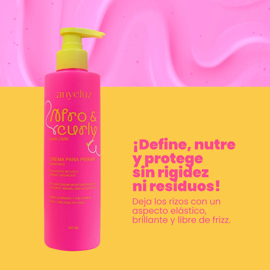 Curly Hair Hydrating Shampoo 600ml Coconut Argan Avocado Oils