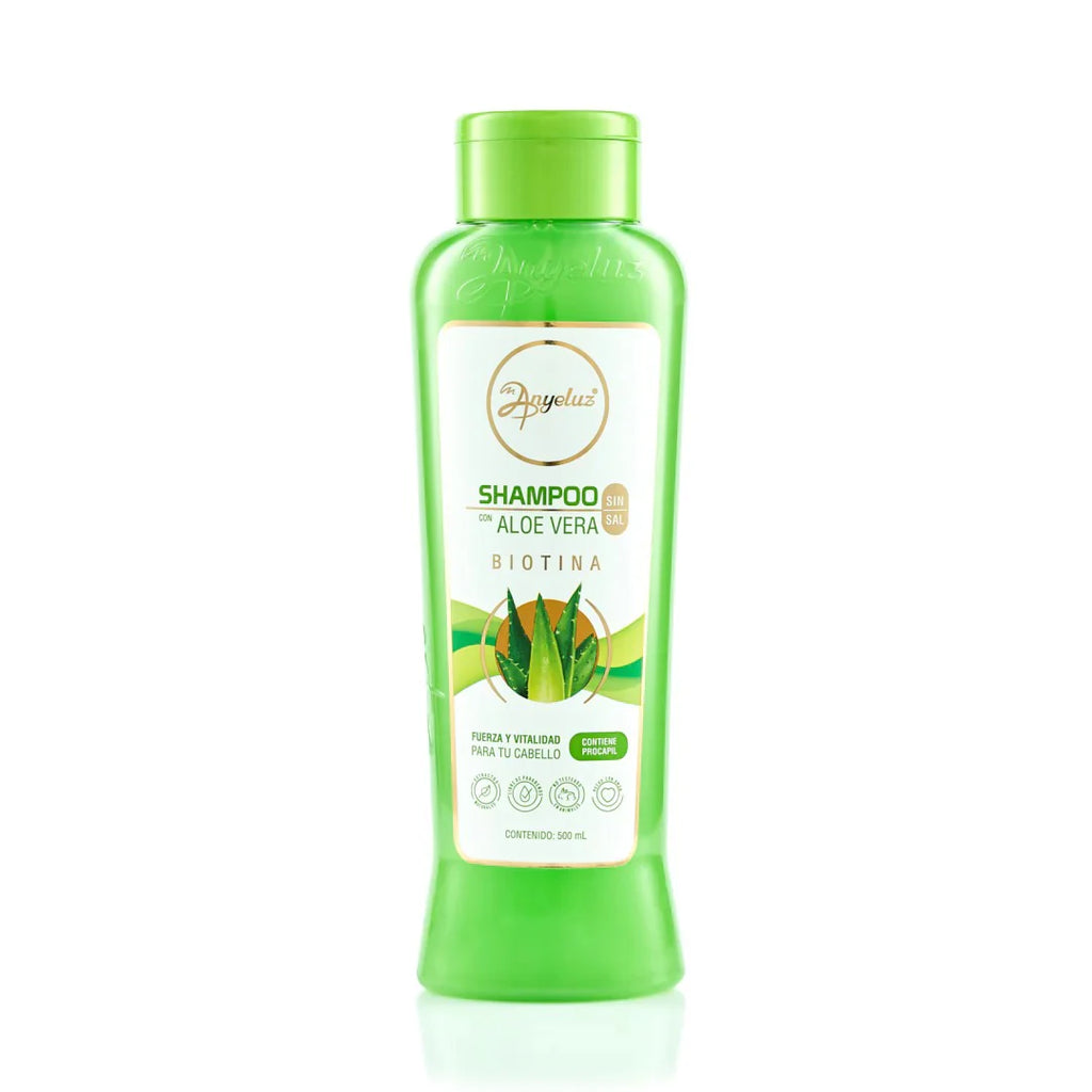 Anyeluz Biotin Aloe Shampoo 500ml Hair Regrowth Hydrating Formula