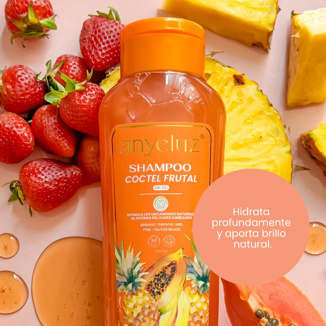 Anyeluz Fruit Hair Shampoo 500ml Shine Hydration Strength