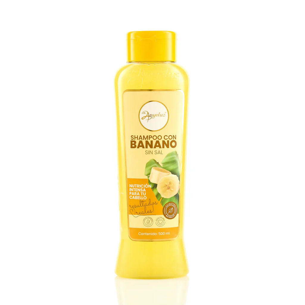 Anyeluz Banana Hair Shampoo 500ml Softness Shine Sulfate Free