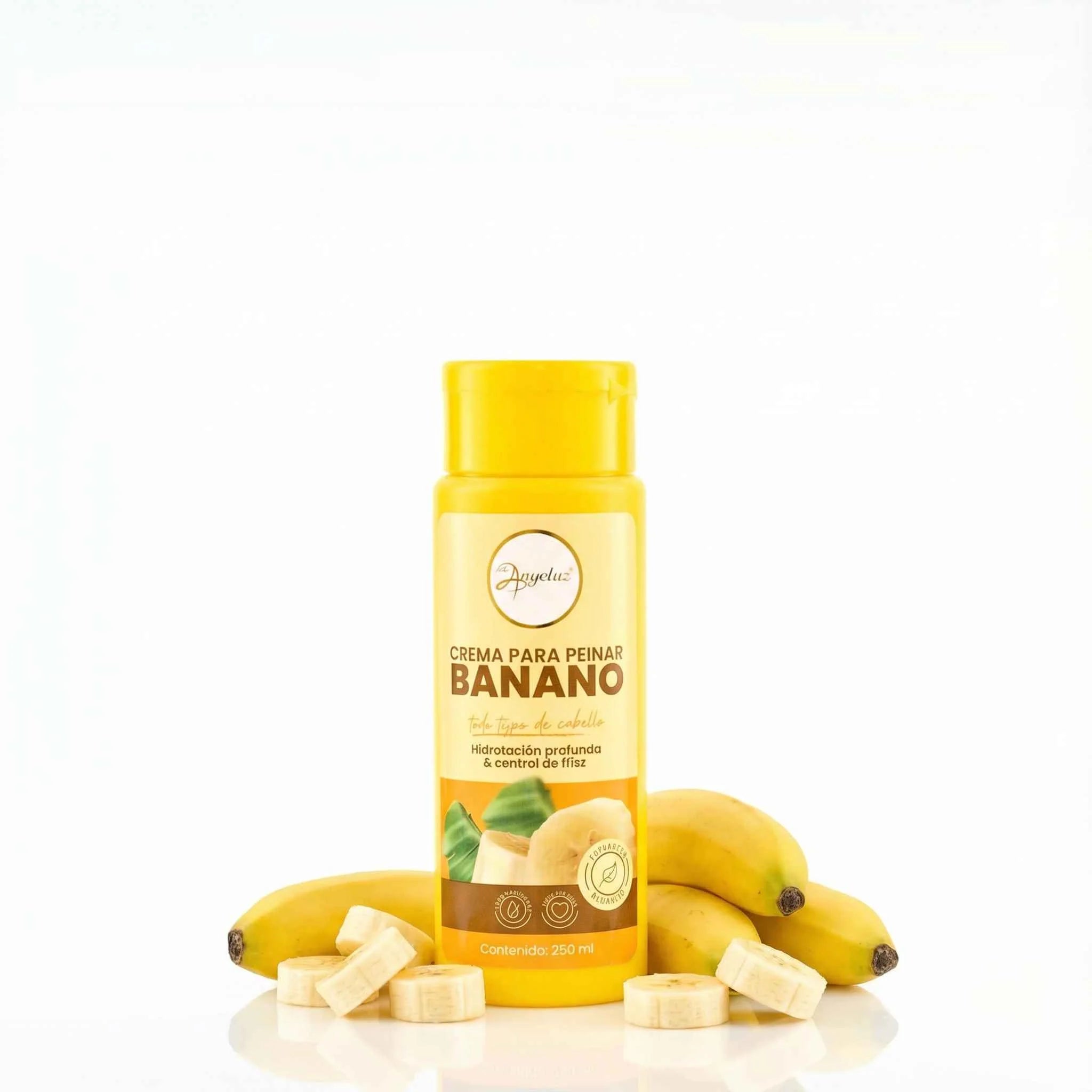 Anyeluz Banana Hair Styling Cream 250ml Softness Shine Anti Frizz