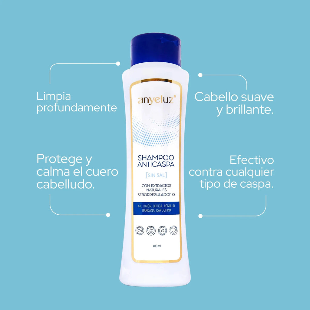 Anyeluz Dandruff Control Shampoo 400ml Oily Scalp Sebum Regulating
