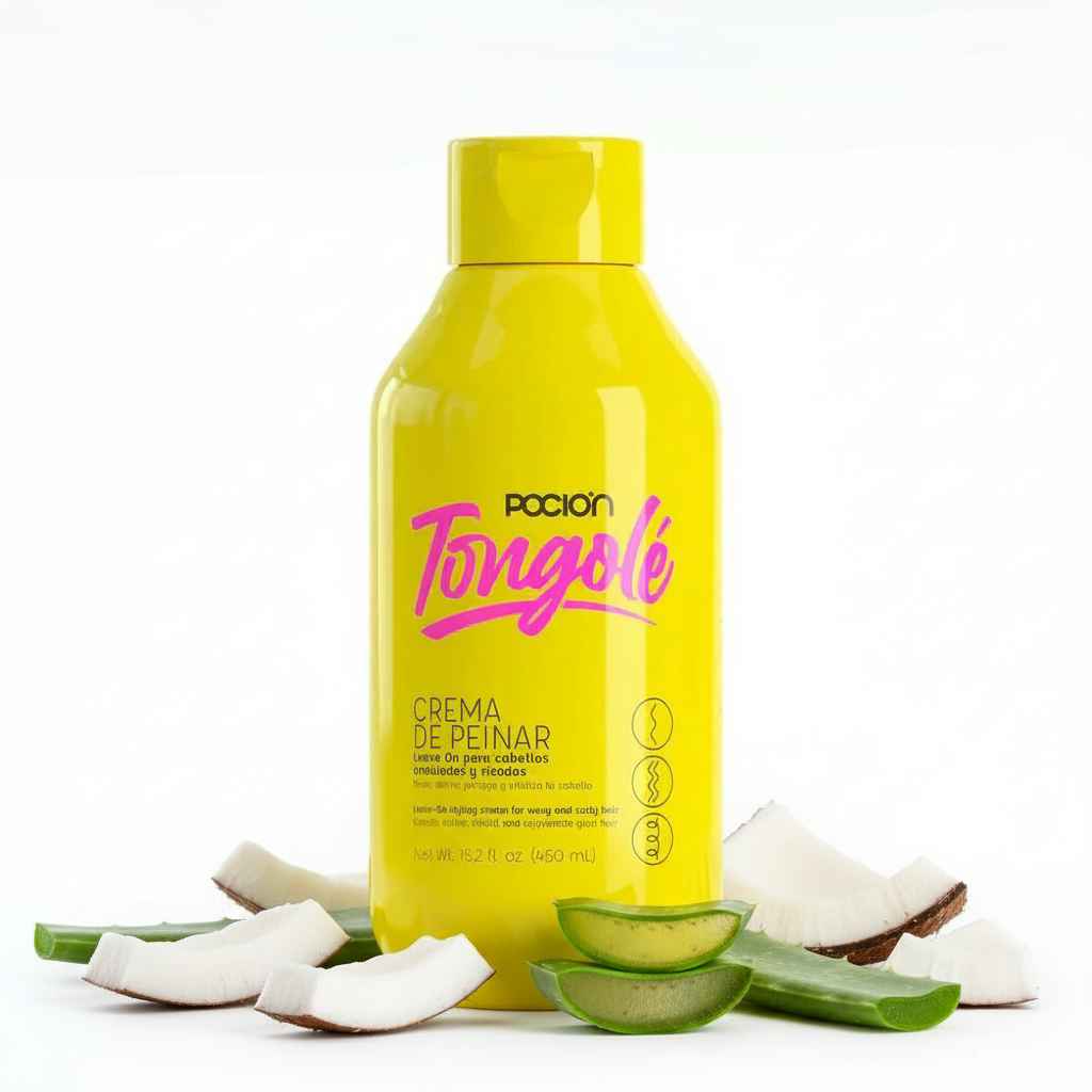 Poción Tongolé Crema de Peinar Para Rizos y Ondas 450ml