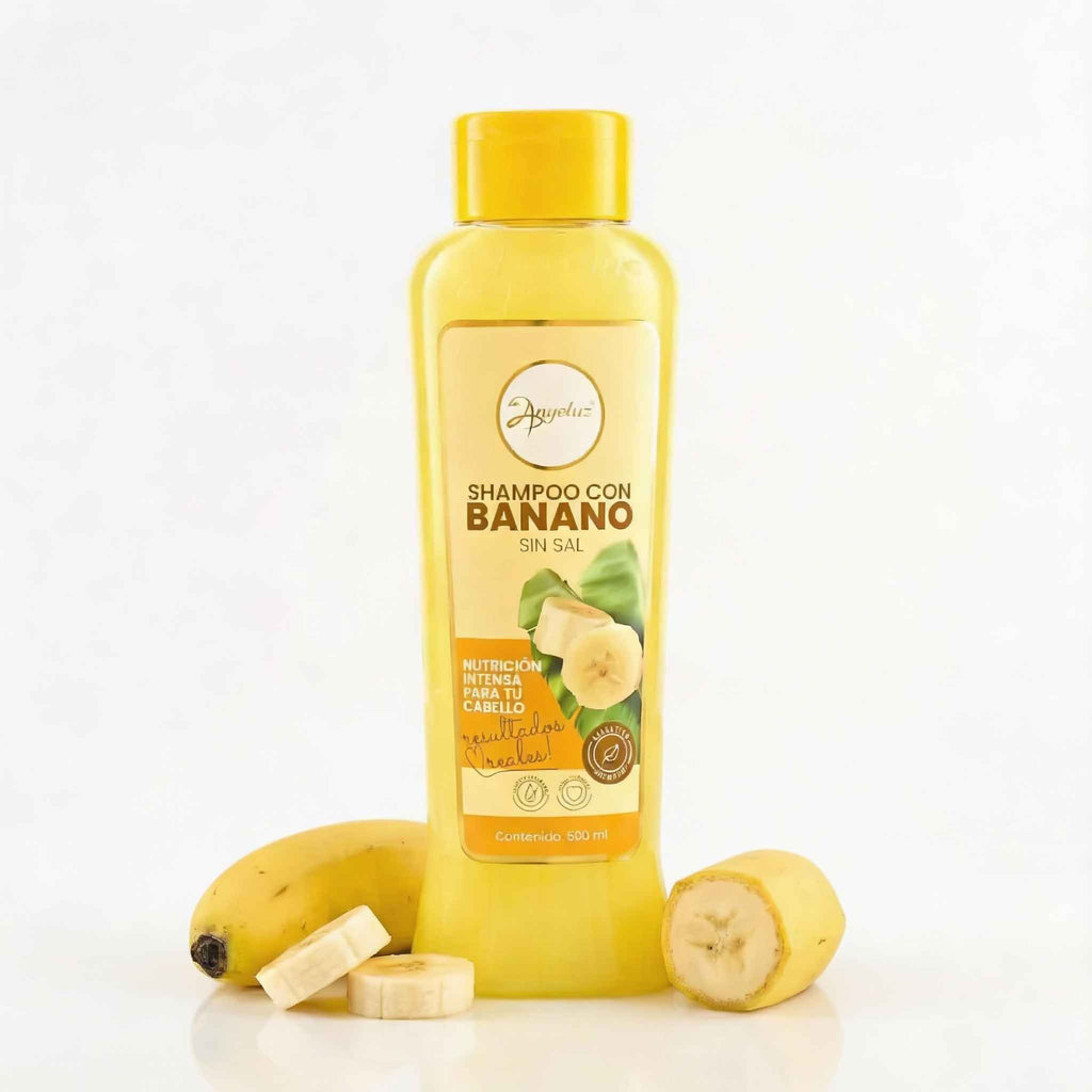 Anyeluz Banana Hair Shampoo 500ml Softness Shine Sulfate Free