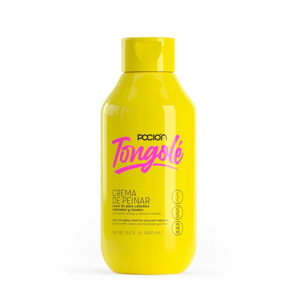 Poción Tongolé Crema de Peinar Para Rizos y Ondas 450ml
