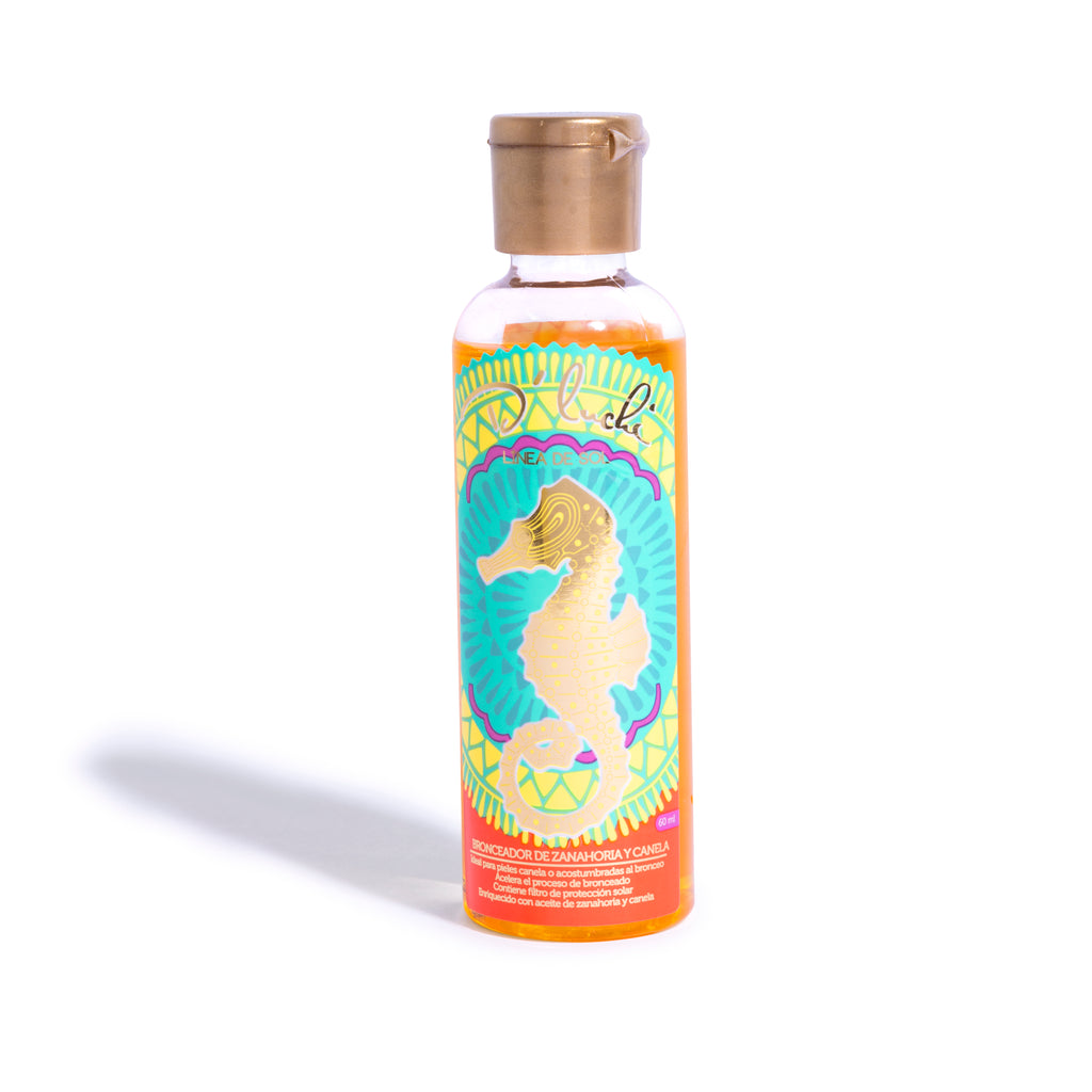 Mini Bronceador de Zanahoria y Canela D’Luchi 60 ml – Bronceado Rápido
