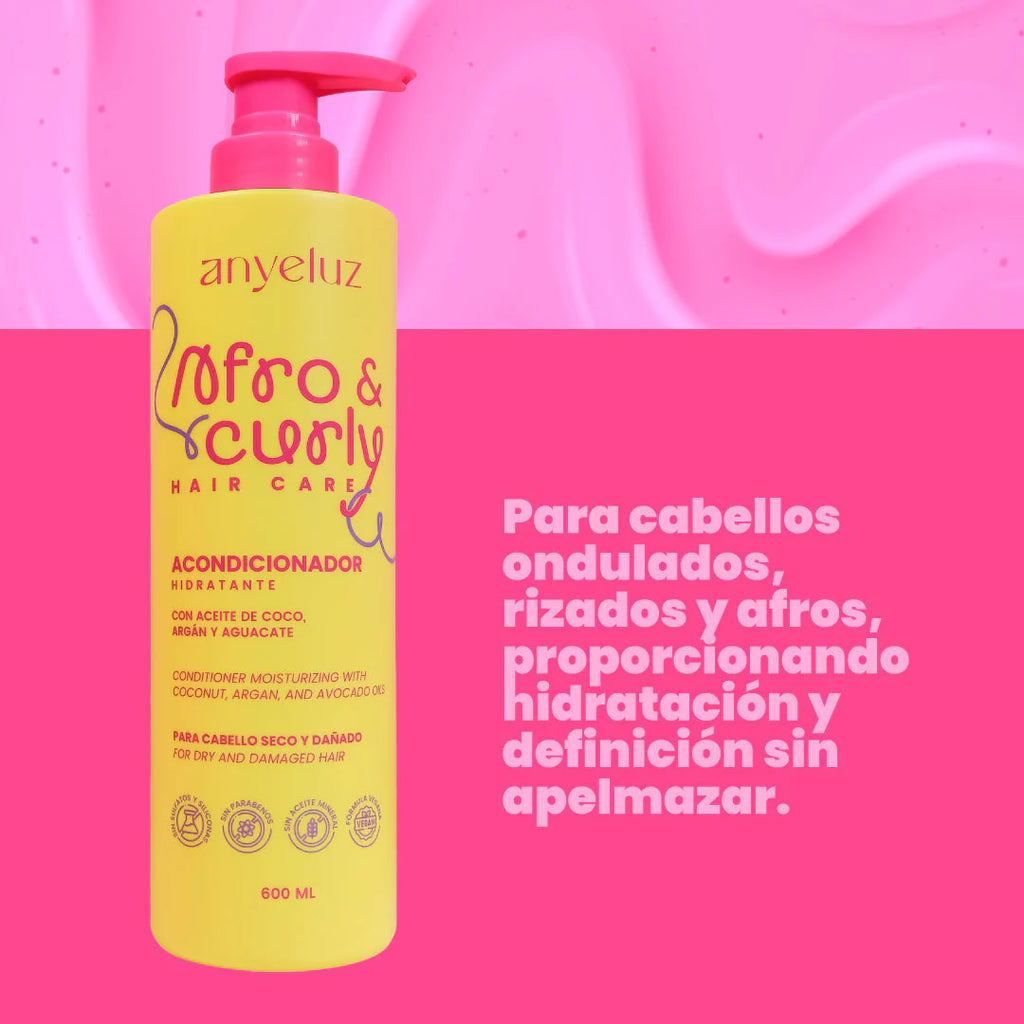 Anyeluz Afro Curly Conditioner 500ml Hydrating Anti Frizz Curl Care