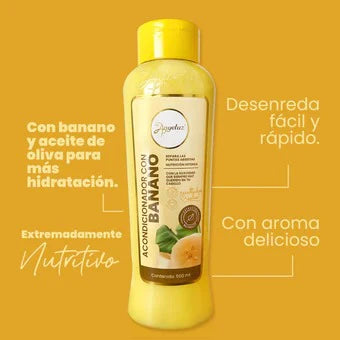 Anyeluz Banana Hair Conditioner 500ml Softness Shine Dry Hair