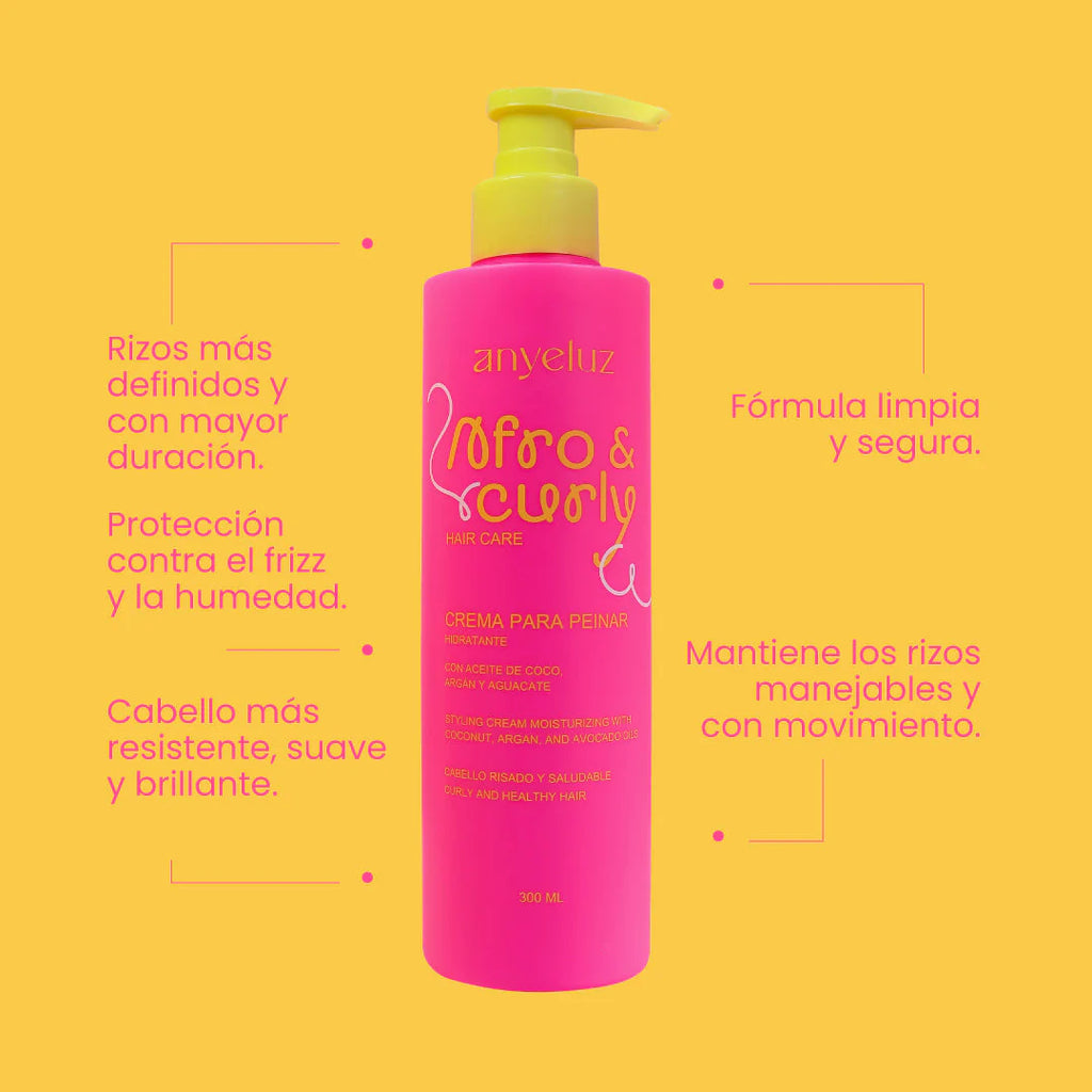 Curly Hair Hydrating Shampoo 600ml Coconut Argan Avocado Oils