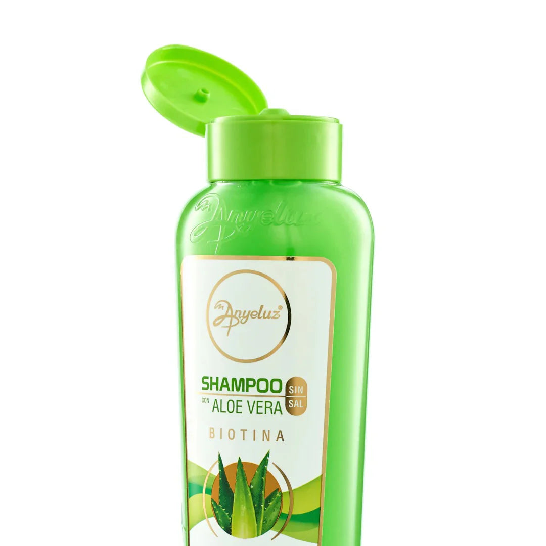 Anyeluz Biotin Aloe Shampoo 500ml Hair Regrowth Hydrating Formula