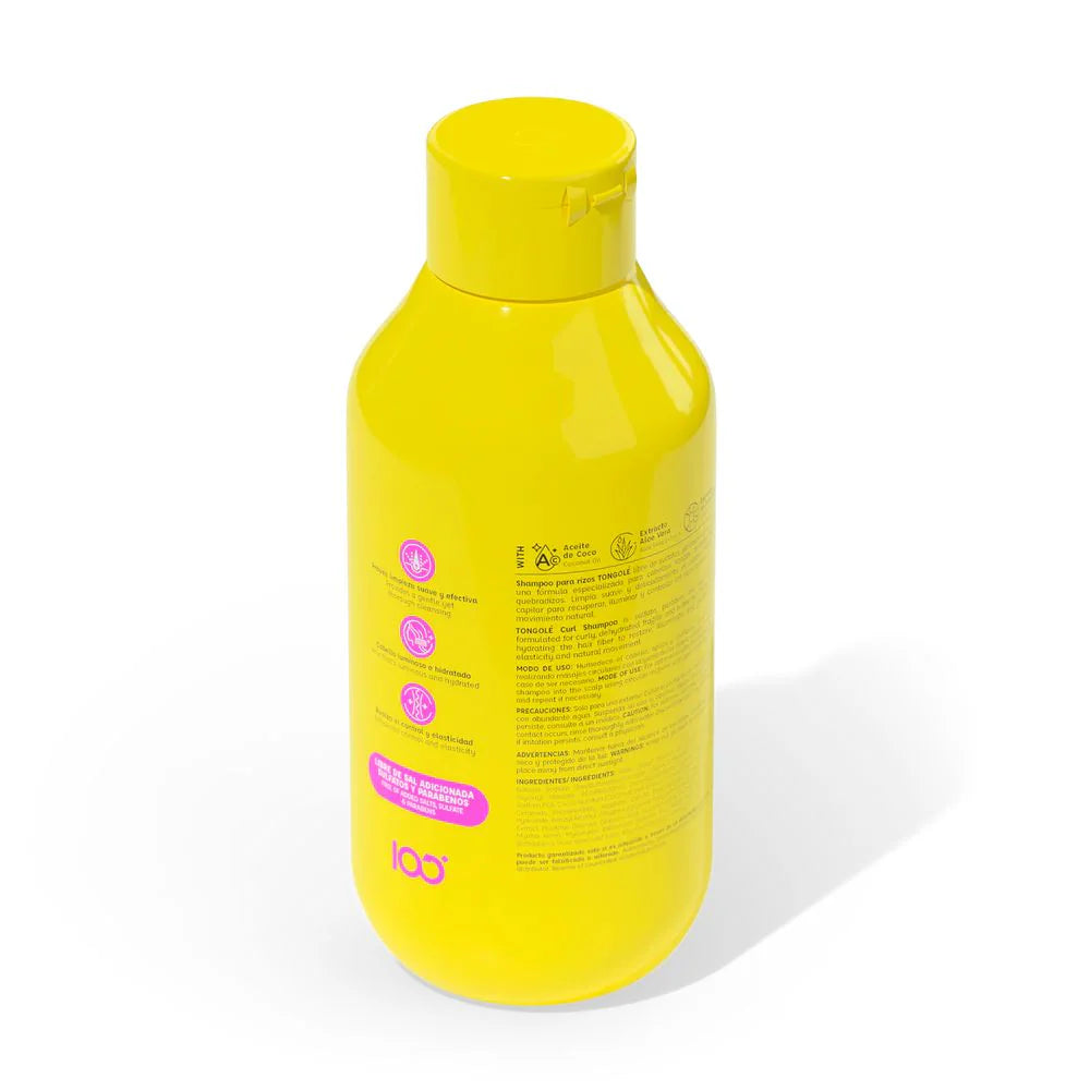 Poción Tongolé Shampoo Cabello Ondulado y Rizado 450ml