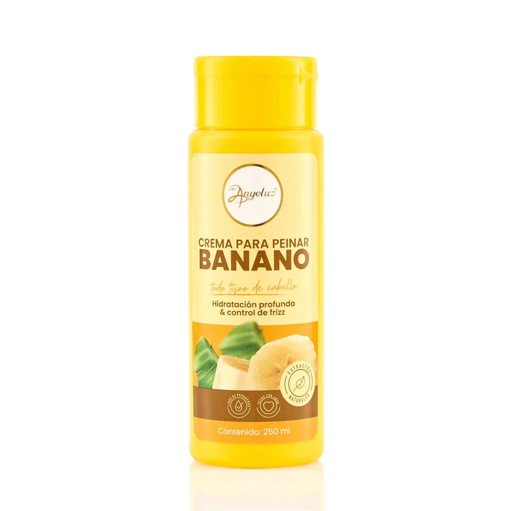 Anyeluz Banana Hair Styling Cream 250ml Softness Shine Anti Frizz