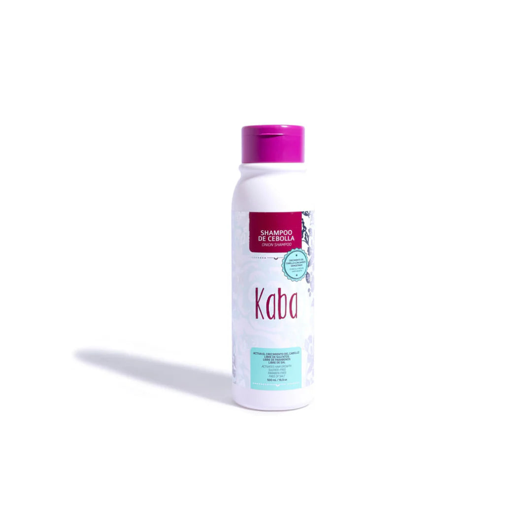 Kaba Onion Shampoo 500ml Hair Growth Sulfate Free Shampoo de Cebolla