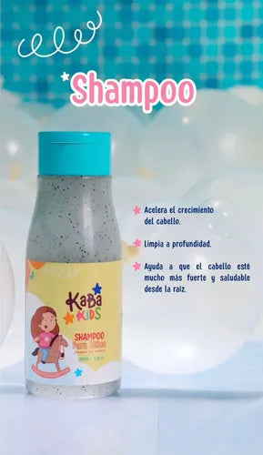 Kaba Kids Shampoo 380ml Gentle Hair Shampoo for Children Sulfate Free